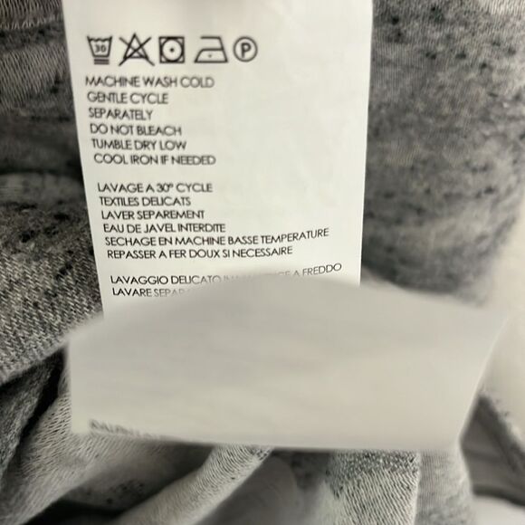 CLUB MONACO Light Grey Camo Donegal Long Sleeve Button Down, Size XL - Picture 10 of 10